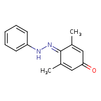 3,5-dimethyl-4-(2-phenylhydrazin-1-ylidene)cyclohexa-2,5-dien-1-one