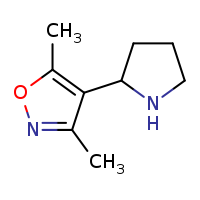 3,5-dimethyl-4-(pyrrolidin-2-yl)-1,2-oxazole
