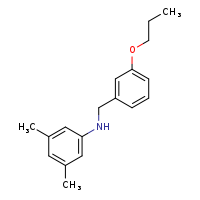 3,5-dimethyl-N-[(3-propoxyphenyl)methyl]aniline
