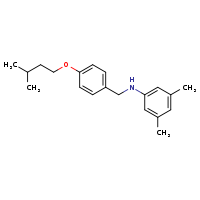 3,5-dimethyl-N-{[4-(3-methylbutoxy)phenyl]methyl}aniline