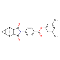 3,5-dimethylphenyl 4-{3,5-dioxo-4-azatetracyclo[5.3.2.0²,?.0?,¹?]dodec-11-en-4-yl}benzoate