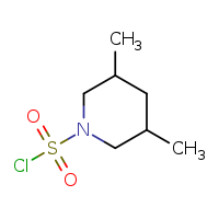 3,5-dimethylpiperidine-1-sulfonyl chloride