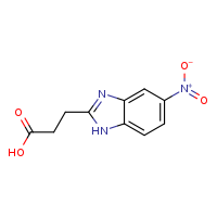 3-(5-nitro-1H-1,3-benzodiazol-2-yl)propanoic acid
