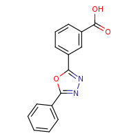 3-(5-phenyl-1,3,4-oxadiazol-2-yl)benzoic acid