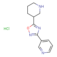 3-[5-(piperidin-3-yl)-1,2,4-oxadiazol-3-yl]pyridine hydrochloride