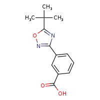 3-(5-tert-butyl-1,2,4-oxadiazol-3-yl)benzoic acid