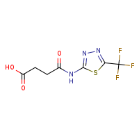 3-{[5-(trifluoromethyl)-1,3,4-thiadiazol-2-yl]carbamoyl}propanoic acid