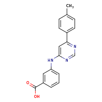 3-{[6-(4-methylphenyl)pyrimidin-4-yl]amino}benzoic acid