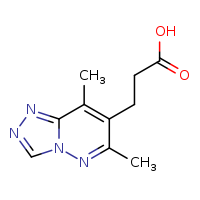 3-{6,8-dimethyl-[1,2,4]triazolo[4,3-b]pyridazin-7-yl}propanoic acid