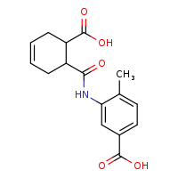 3-(6-carboxycyclohex-3-ene-1-amido)-4-methylbenzoic acid