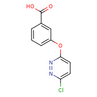 3-[(6-chloropyridazin-3-yl)oxy]benzoic acid