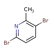 3,6-dibromo-2-methylpyridine