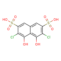 3,6-dichloro-4,5-dihydroxynaphthalene-2,7-disulfonic acid