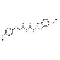 3-(6-methoxy-1,3-benzothiazol-2-yl)-1-[(2E)-3-(4-methoxyphenyl)prop-2-enoyl]thiourea