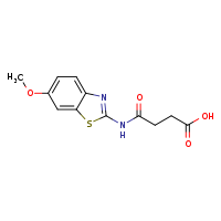 3-[(6-methoxy-1,3-benzothiazol-2-yl)carbamoyl]propanoic acid