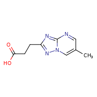 3-{6-methyl-[1,2,4]triazolo[1,5-a]pyrimidin-2-yl}propanoic acid