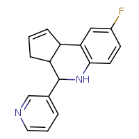 3-{8-fluoro-3H,3aH,4H,5H,9bH-cyclopenta[c]quinolin-4-yl}pyridine