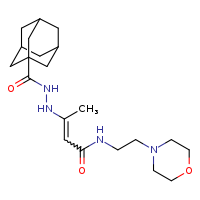 3-(adamantan-1-ylformohydrazido)-N-[2-(morpholin-4-yl)ethyl]but-2-enamide
