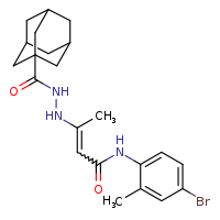 3-(adamantan-1-ylformohydrazido)-N-(4-bromo-2-methylphenyl)but-2-enamide