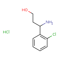 3-amino-3-(2-chlorophenyl)propan-1-ol hydrochloride