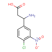 3-amino-3-(4-chloro-3-nitrophenyl)propanoic acid