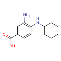 3-amino-4-(cyclohexylamino)benzoic acid