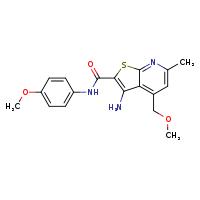 3-amino-4-(methoxymethyl)-N-(4-methoxyphenyl)-6-methylthieno[2,3-b]pyridine-2-carboxamide