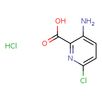 3-amino-6-chloropyridine-2-carboxylic acid hydrochloride
