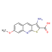 3-amino-7-methoxythieno[2,3-b]quinoline-2-carboxylic acid