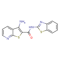 3-amino-N-(1,3-benzothiazol-2-yl)thieno[2,3-b]pyridine-2-carboxamide