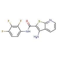 3-amino-N-(2,3,4-trifluorophenyl)thieno[2,3-b]pyridine-2-carboxamide