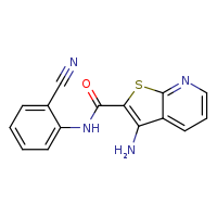 3-amino-N-(2-cyanophenyl)thieno[2,3-b]pyridine-2-carboxamide