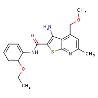 3-amino-N-(2-ethoxyphenyl)-4-(methoxymethyl)-6-methylthieno[2,3-b]pyridine-2-carboxamide