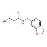 3-amino-N-(2H-1,3-benzodioxol-5-ylmethyl)propanamide