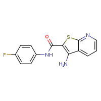 3-amino-N-(4-fluorophenyl)thieno[2,3-b]pyridine-2-carboxamide