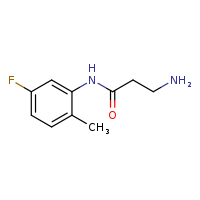 3-amino-N-(5-fluoro-2-methylphenyl)propanamide