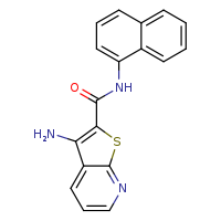 3-amino-N-(naphthalen-1-yl)thieno[2,3-b]pyridine-2-carboxamide