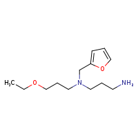 (3-aminopropyl)(3-ethoxypropyl)(furan-2-ylmethyl)amine