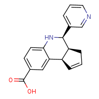 (3aS,4R,9bR)-4-(pyridin-3-yl)-3H,3aH,4H,5H,9bH-cyclopenta[c]quinoline-8-carboxylic acid