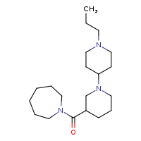 3-(azepane-1-carbonyl)-1'-propyl-1,4'-bipiperidine