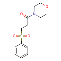 3-(benzenesulfonyl)-1-(morpholin-4-yl)propan-1-one