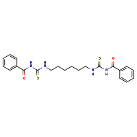 3-benzoyl-1-(6-{[(phenylformamido)methanethioyl]amino}hexyl)thiourea