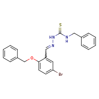 3-benzyl-1-[(E)-{[2-(benzyloxy)-5-bromophenyl]methylidene}amino]thiourea