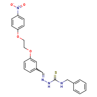 3-benzyl-1-[(E)-({3-[2-(4-nitrophenoxy)ethoxy]phenyl}methylidene)amino]thiourea