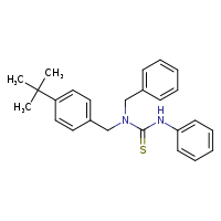 3-benzyl-3-[(4-tert-butylphenyl)methyl]-1-phenylthiourea