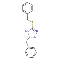 3-benzyl-5-(benzylsulfanyl)-4H-1,2,4-triazole
