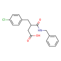 3-(benzylcarbamoyl)-3-[(4-chlorophenyl)methyl]propanoic acid