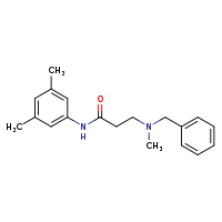 3-[benzyl(methyl)amino]-N-(3,5-dimethylphenyl)propanamide