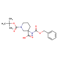 3-{[(benzyloxy)carbonyl]amino}-1-(tert-butoxycarbonyl)piperidine-3-carboxylic acid