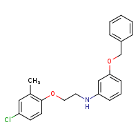 3-(benzyloxy)-N-[2-(4-chloro-2-methylphenoxy)ethyl]aniline
